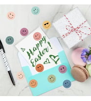 Renkli Pastel Sticker 100 Adet