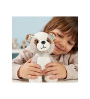Peluş Köpek Oyuncak - 23 cm Pullu Detaylı Uyku ve Oyun Arkadaşı