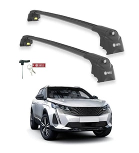 Turtle Drs Tuning Peugeot 3008 (P84) 2017-2024 Ara Atkı Air2 Siyah