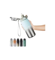 TKK Paslanmaz Çelik Termos Matara 500 ML Pipetli ve Pipetsiz Kullanım (Karışık Renk 1 Adet)