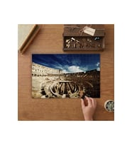 Kolezyum Roma Tasarımı 240 parça Ahşap Puzzle Ahşap Kutuda MP09036