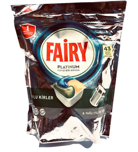 Fairy Platinum 43 lü. Kapsülü Limon Kokulu