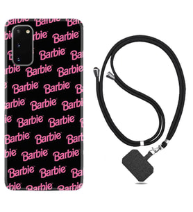 Samsung A02S A03S A10 A12 A13 A21S A22 Kılıf Boyun Askılı Silikon Barbie 1404