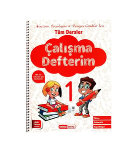 Kırmızı Beyaz 1. Sınıf Tüm Dersler Çalışma Defterim
