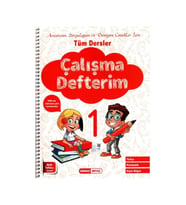 Kırmızı Beyaz 1. Sınıf Tüm Dersler Çalışma Defterim