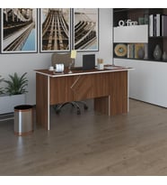 Kenzlife ofis masası yoko ono cvz sol 75*170*80 raflı dolap eşkenar bilgisayar çalışma masası (Karışık)