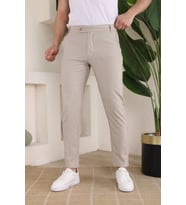 Erkek Slim Fit Dilli Kumaş Pantolon