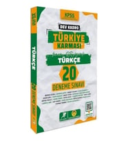 Tasarı Yayınları KPSS Türkiye Karması Türkçe 20 Deneme