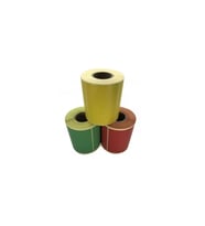RENKLİ TERMAL BARKOD ETİKETİ 75X100 500´LÜ (KIRMIZI)