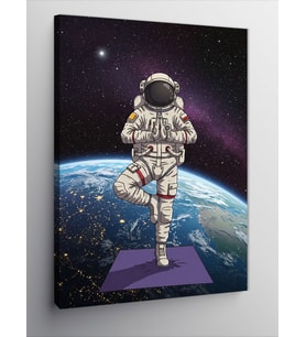 Kanvas Tablo Uzayda Astronot