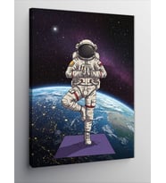 Kanvas Tablo Uzayda Astronot