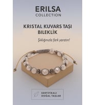 Sertifikalı Terahertz Kristal Kuvars Taşı Bileklik – Şıklığınla Parla, Enerjini Dengele (Çok Renkli)