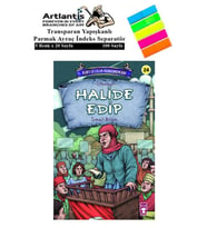Halide Edip İsmail Bilgin 92 Sayfa Karton Kapak 1 Adet Fosforlu Transparan Kitap Ayraç 1 Paket (Siyah)