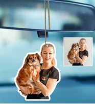 Kişiye Özel Kedi Tasarımlı Karikatür Araba Dikiz Ayna Süsü
