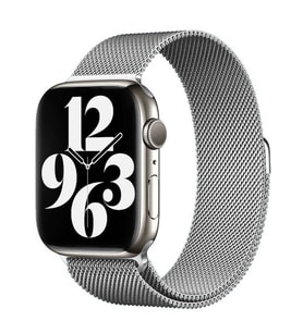 Apple Watch 42mm Uyumlu Kordon Hasır Metal Mıknatıslı Örgü Zore KRD-01 Kayış