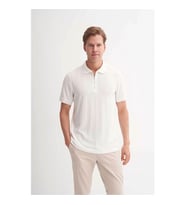 Cazador Regular Fit Ekru Erkek T-Shirt 42380