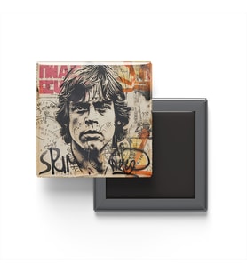 Luke Skywalker - Baskılı Buzdolap Magneti Kare - 9x9 cm