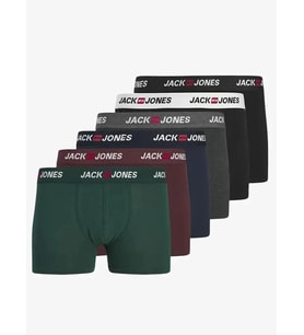 JACK JONES Erkek Büyük Beden 6 Adet Boxer 12295776 4