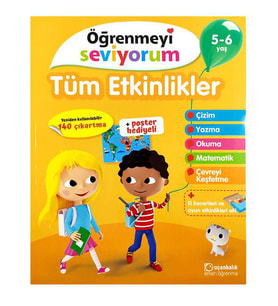 5-6 Yaş Öğrenmeyi Seviyorum Tüm Etkinlikler Uçanbalık Yayınları