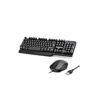Ablolu Klavye Mouse Set Q Siyah HD861