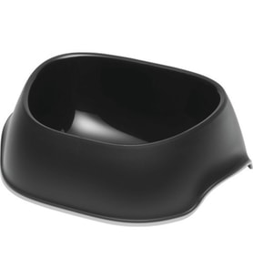 Moderna Sensibowl Mama ve Su Kabı 1200 ml Siyah (Desenli)