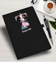 Kişiye Özel harf Tasarımlı  İsme Özel Defter ve Kalem