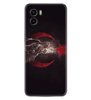 Vivo Y15S Y32 Y33S Y51 Y53S Kılıf Desemli Silikon Kurt ve Ay Yıldız 1403