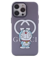Newface Apple iPhone 14 Pro Kılıf Prada Desenli Kapak - Prada Mor - 3