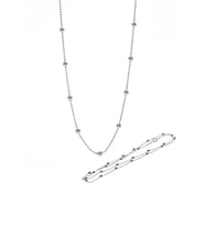 Söğütlü Silver Gümüş 45 cm rodyumlu hepsi top top zincir