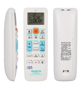 Huayu K-1089E+L Üniversal Akıllı Klima Kumandası Led Işıklı Geniş Uyumluluk