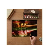 Renkli Duman Tasarımı 240 parça Ahşap Puzzle Ahşap Kutuda MP08976