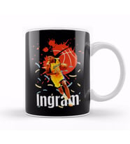 Brandon Ingram Vintage Art   Legend Basketball Gift Vintage Retro Style Kupa Bardak Porselen