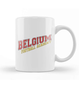 Belgium Academy World Football Championship Kupa Bardak Porselen