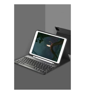 Huawei Honor Pad X8 10.1 Kılıf Kc01 Smart Klavyeli Tablet Kılıfı - Siyah