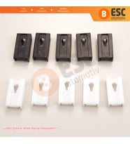Mercedes Vito W638 1996-2003 için Ön Cam Çıta Klips Seti Sağ Sol 638984086  6389840961