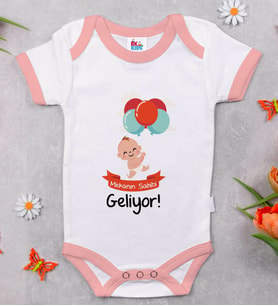 BK Kids Mekanın Sahibi Geliyor Tasarımlı Pembe Bebek Body Zıbın-1