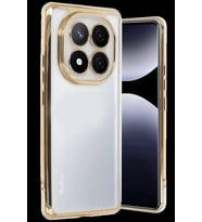 Pilelistore   Xiaomi Redmi Note 14 Pro Plus Kılıf  Lensli Silikon - Gold