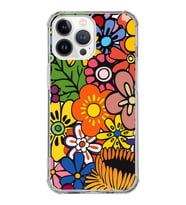 PrintiFy Apple iPhone 13 Pro Uyumlu Retro Color 2 Baskılı Şeffaf Köşe Korumalı Antişok Kılıf
