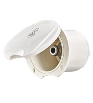 PLASTİK KAPAKLI SU ÇIKIŞI ÇAP:70 MM TEKNE VE YAT İÇİN SOKETLİ 