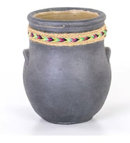 Euro Flora Küp Beton Saksı 15X24.5 cm