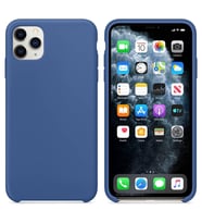Apple iPhone 11 Pro Altı Açık Liquit Lansman Silikon Menekşe Mavisi