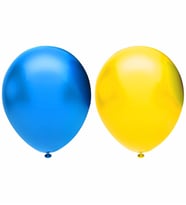 Sarı Mavi Balon 10 Adet ( Balonlar Sönüktür)