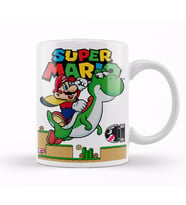 Süper Mario E Yoshi Kupa Bardak Porselen