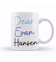 Dear Evan Hansen Kupa Bardak Porselen