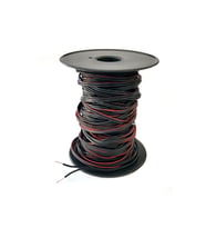 electroon 2x0,75mm Siyah ince Hoparlör Ses Kablosu 50Metre