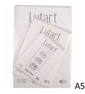 Lutart Sketch Pad Eskiz Bloğu 40-45 gr. A5 100 Sayfa 