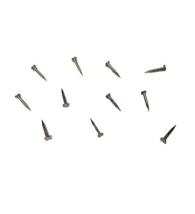 Klips, Menteşe, Ayağı Çivisi 9mm Çelik - Siyah 100gr