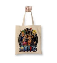 One Piece Karakterler Luffy Bez Çanta Uzun Saplı Alışveriş Çantası Plaj Çantası (Beyaz)