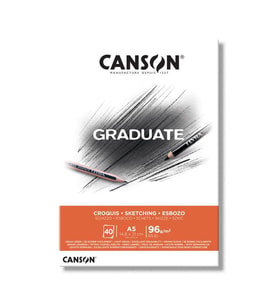 Canson Graduate Sketching Eskiz Defteri 96 gr. A5 40 yp. 