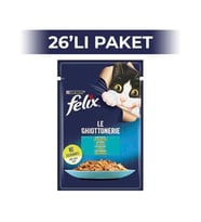 Purina Felix Ton Balıklı Yetişkin Kedi Yaş Maması 26 X 85 gr